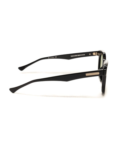 Native Sons x NBHD Kowalski 49 Sunglasses Black / White Gold / Green, Eyewear