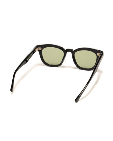 Native Sons x NBHD Kowalski 49 Sunglasses Black / White Gold / Green, Eyewear