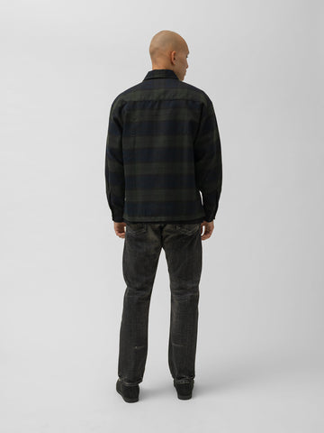 Neighborhood CPO Shirt LS Green Check, Shirts