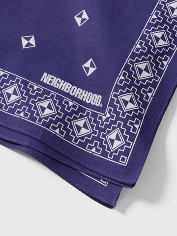 Neighborhood Geometric Pattern Bandana Navy, Bandanas