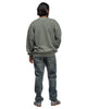 Neighborhood Pigment Dyed Sweat Shirt LS Olive Drab, Sweaters