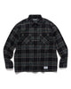 Neighborhood Tartan Check Shirt LS Black, Shirts