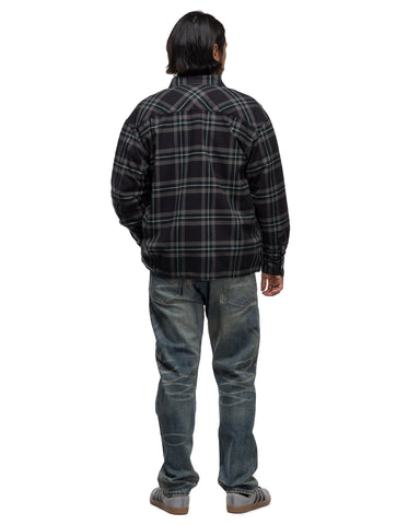 Neighborhood Tartan Check Shirt LS Black, Shirts