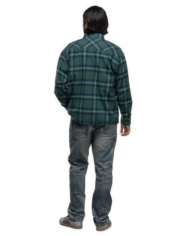 Neighborhood Tartan Check Shirt LS Green, Shirts