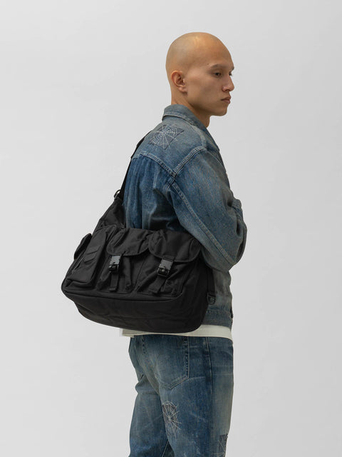 Neighborhood x Baicyclon Multi Pockets Shoulder Bag Black, Shoulder Bags