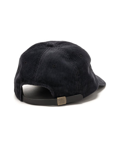 Neighborhood Corduroy Dad Cap Black, Headwear