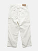 Flat shot of the back of the NEIGHBORHOOD Denim Painter Pants White