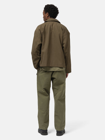 Neighborhood Double Knee Duck Pants Olive Drab, Pants