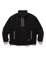 Neighborhood Fleece Half Zip Pullover LS Black, Sweaters