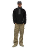 Neighborhood Fleece Half Zip Pullover LS Black, Sweaters