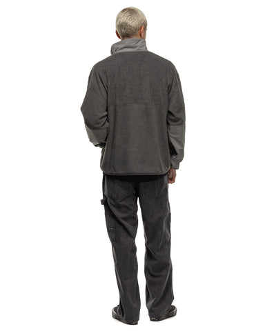 Neighborhood Fleece Half Zip Pullover LS Grey, Sweaters