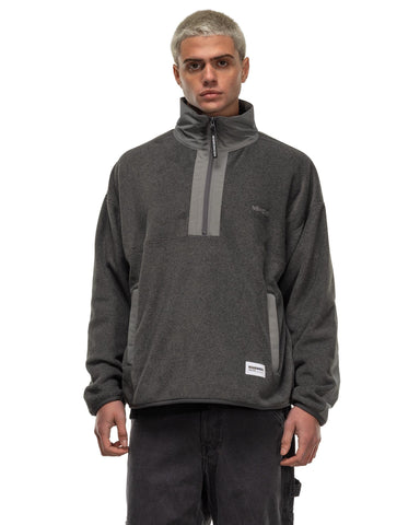 Neighborhood Fleece Half Zip Pullover LS Grey, Sweaters