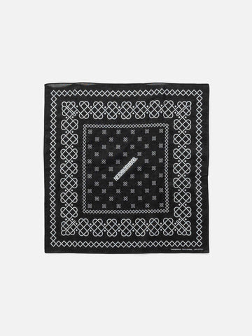 Neighborhood Line Pattern Bandana Black, Bandanas
