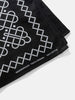 Neighborhood Line Pattern Bandana Black, Bandanas