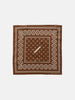 Neighborhood Line Pattern Bandana Brown, Bandanas