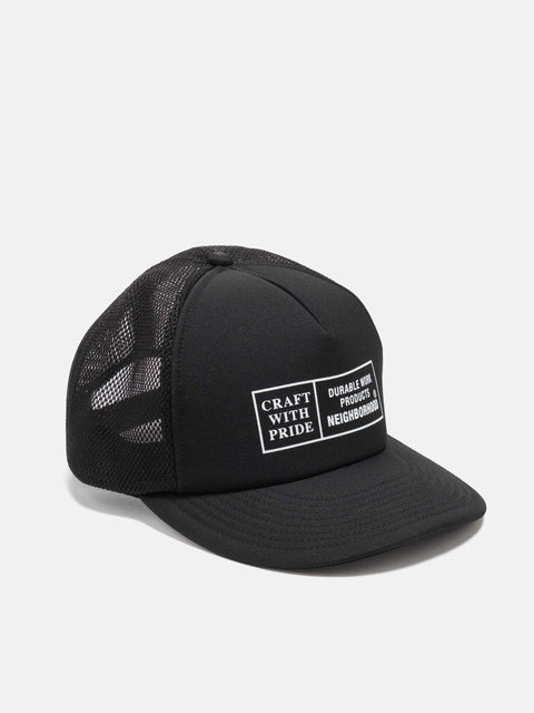 Neighborhood Mesh Cap Black, Headwear