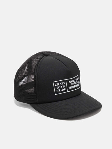 Neighborhood Mesh Cap Black, Caps