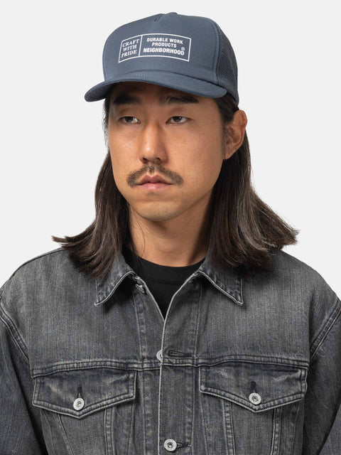 Neighborhood Mesh Cap Charcoal, Headwear