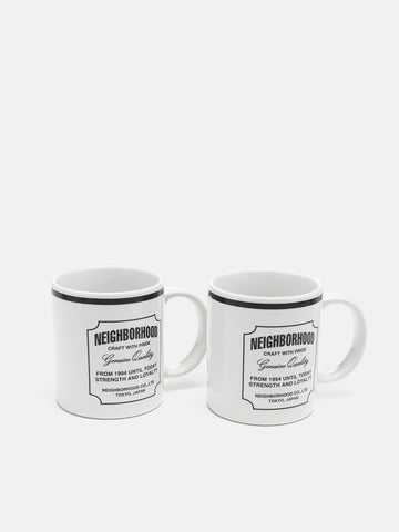 Neighborhood Mug Cup Set Black, Mugs