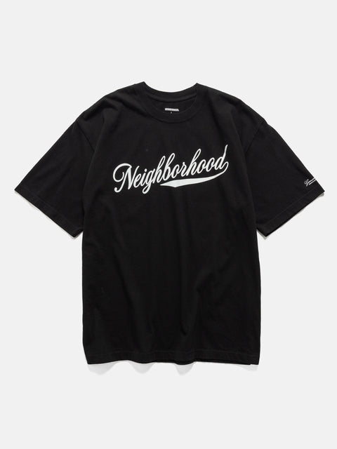 Flat shot of the NEIGHBORHOOD NH Tee SS-2 Black