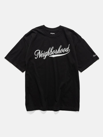 Flat shot of the NEIGHBORHOOD NH Tee SS-2 Black
