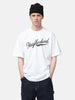 half-body view of model wearing NEIGHBORHOOD NH Tee SS-2 White