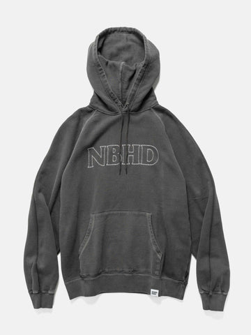 Neighborhood Pigment Dyed Sweat Hoodie Black, Hoodies