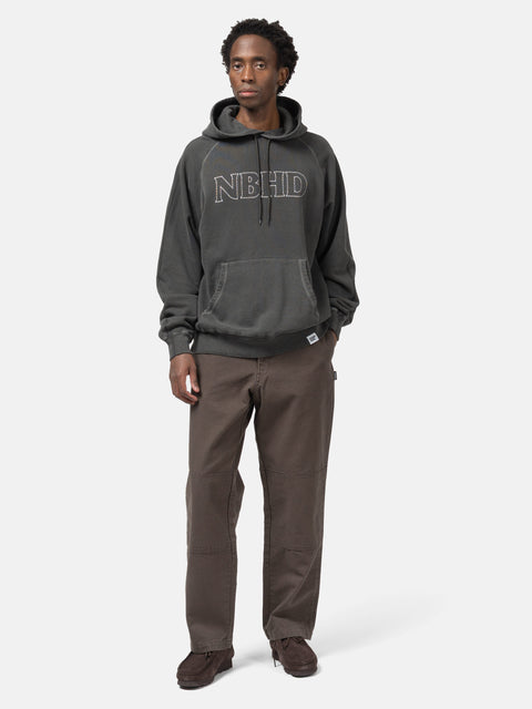 Neighborhood Pigment Dyed Sweat Hoodie Black, Hoodies