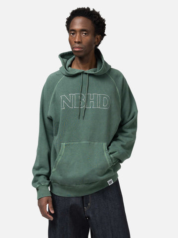Neighborhood Pigment Dyed Sweat Hoodie Green, Hoodies