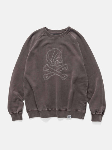 Neighborhood Pigment Dyed Sweat Shirt LS Brown, Sweatshirts