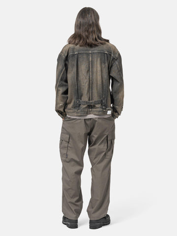 Neighborhood Savage Denim Type-1 Jacket Black, Trucker Jackets