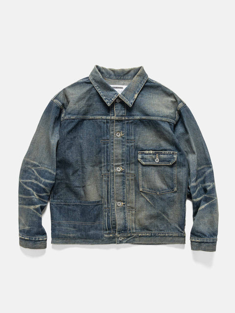 Neighborhood Savage Denim Type-1 Jacket Indigo, Trucker Jackets