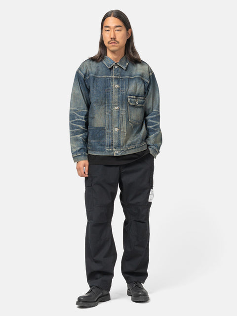 Neighborhood Savage Denim Type-1 Jacket Indigo, Trucker Jackets