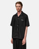 Neighborhood Solid-Color Hawaiian Shirt SS Black, Shirts