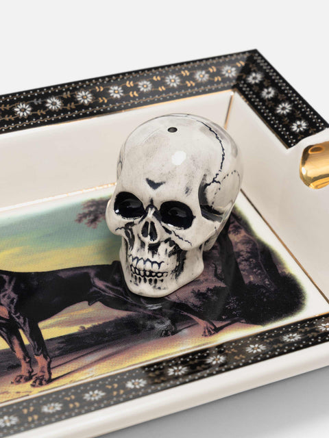 Neighborhood Square Incense Tray Black, Incense Holders