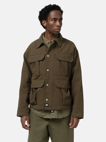 Neighborhood Utility Jacket Olive Drab, Jackets