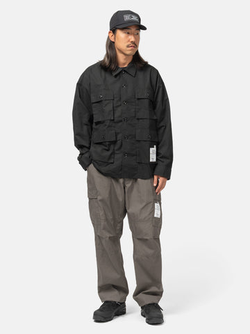 Neighborhood Utility Shirt LS Black, Shirts