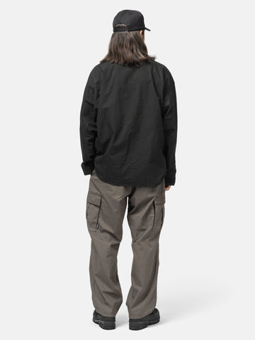 Neighborhood Utility Shirt LS Black, Shirts