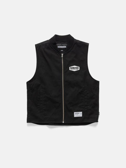 Neighborhood Zip Work Vest Black, Vests