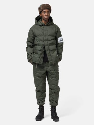 Neighborhood x Eddie Bauer Down Pants Olive Drab, Pants