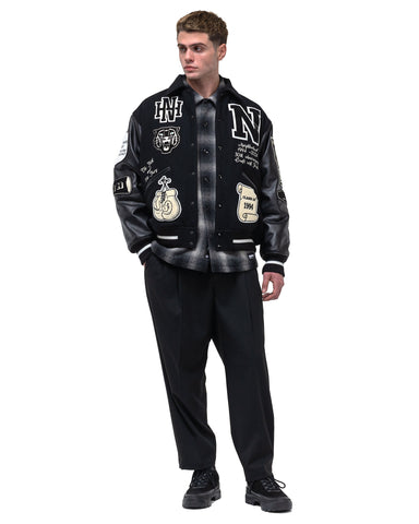 Neighborhood Stadium Jacket Black/White, Outerwear