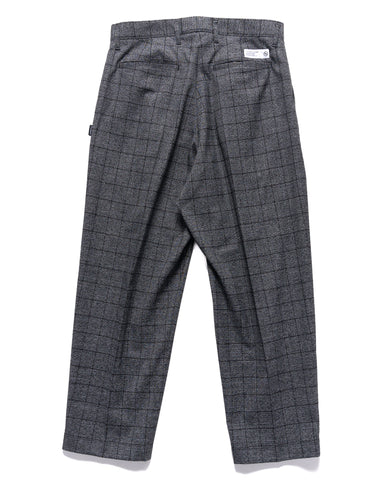 Neighborhood Two Tuck Pants Black Check, Bottoms