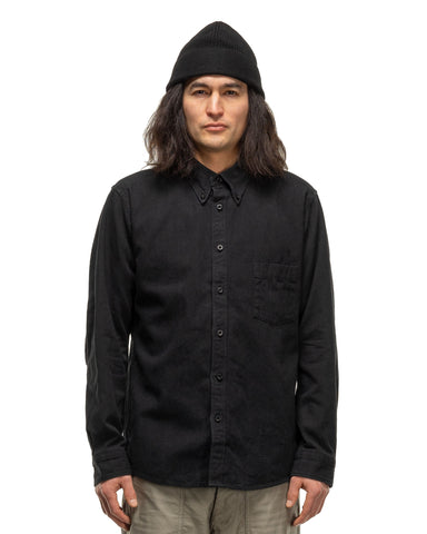 nonnative Dweller L/S B.D. Shirt C/L Oxford Black, Shirts