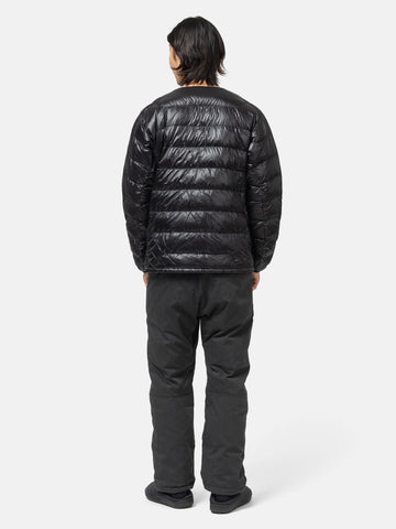 Nanga 7Days Inner Down Cardigan Black, Down Jackets