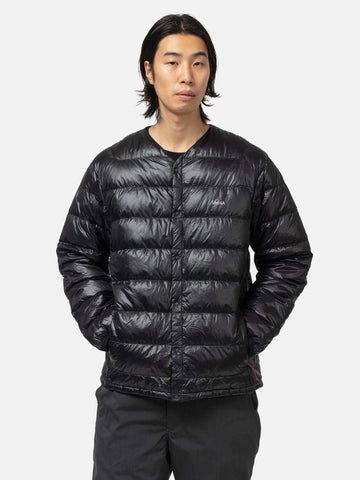 Nanga 7Days Inner Down Cardigan Black, Down Jackets