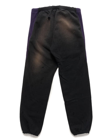 Needles 2-Tone String Sweat Pant - Cotton French Terry Black, Bottoms