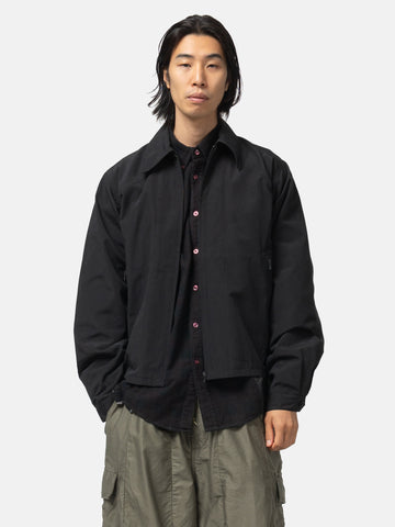 Needles CB Gasset Sports Jacket - PE/C Typewriter Black, Jackets