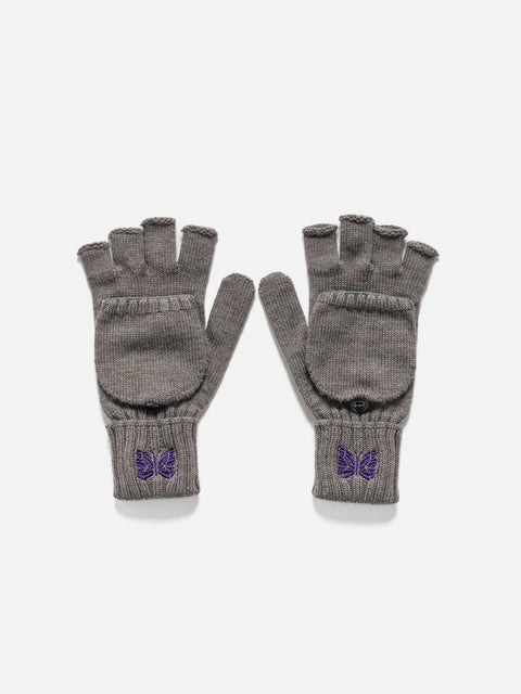 Needles-Convertible-Glove-Merino-Wool-Grey-1
