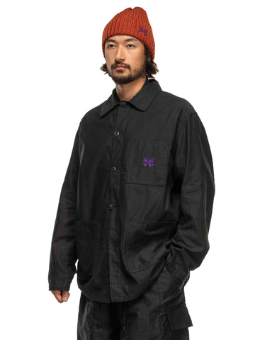 Needles D.N. Coverall - Back Sateen Black, Outerwear