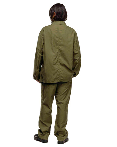 Needles D.N. Coverall - Back Sateen Olive, Outerwear